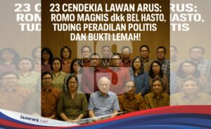 23 Cendekia Lawan Arus: Romo Magnis dkk Bela Hasto, Tuding Peradilan Politis dan Bukti Lemah!