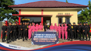 Wujud Nyata, Brimob Kompi 2 Batalyon C Gelar Jumat Berkah