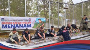 Dr. H. Fathul Gani: Sat Pol PP Menanam, Dukung Ketahanan Pangan