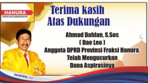 Anggota DPRD NTB Ahmad Dahlan Salurkan Bantuan Dana Aspirasi untuk Pembangunan Masjid dan Irigasi Desa Palama