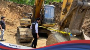 Tindak Lanjut Laporan CMMI, Polres Bima Langsung Ke TKP Galian C, Amankan Excavator