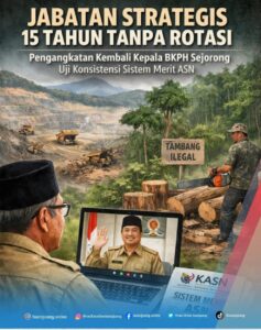 15 Tahun Duduki Jabatan Strategis Tanpa Rotasi, Pengangkatan Kembali Kepala BKPH Sejorong Uji Konsistensi Sistem Merit ASN