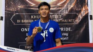 Pratu Farhan Ukir Prestasi Gemilang, Mendali Emas Muaythai untuk Bima dan TNI AD
