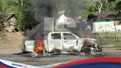 Hilux dibakar di dompu