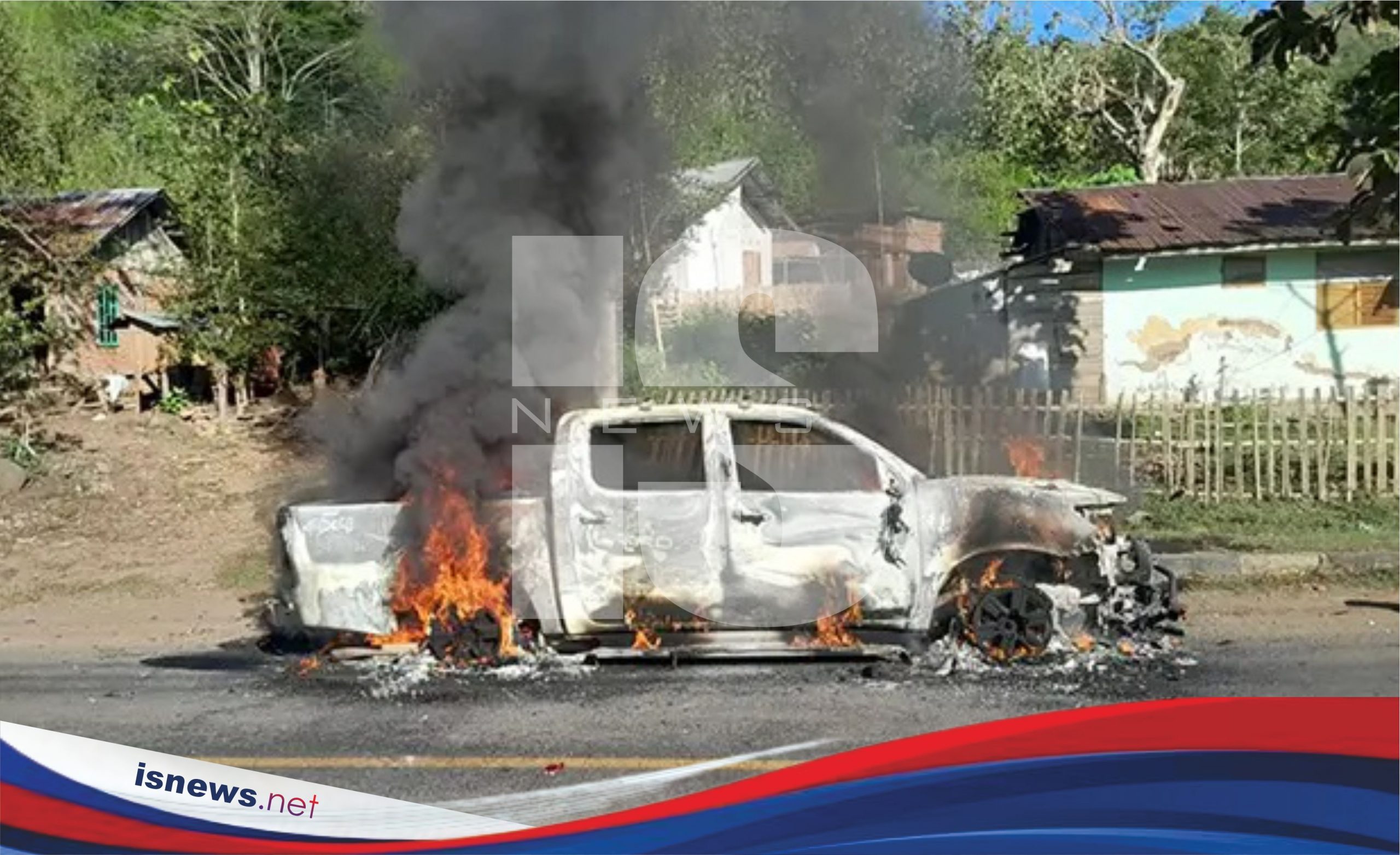 Hilux dibakar di dompu