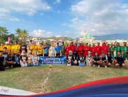 Mahasiswa KKN UMMat Kelompok 55 Gandeng Pemdes Baru Gelar Turnamen Sepak Bola