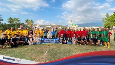 Mahasiswa KKN UMMat Kelompok 55 Gandeng Pemdes Baru Gelar Turnamen Sepak Bola