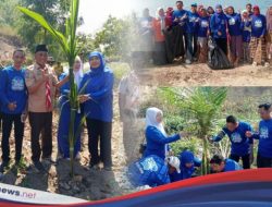 25 Tahun Partai Demokrat, DPC Demokrat Kabupaten Bima Tanam Kepedulian di Pantai Baba